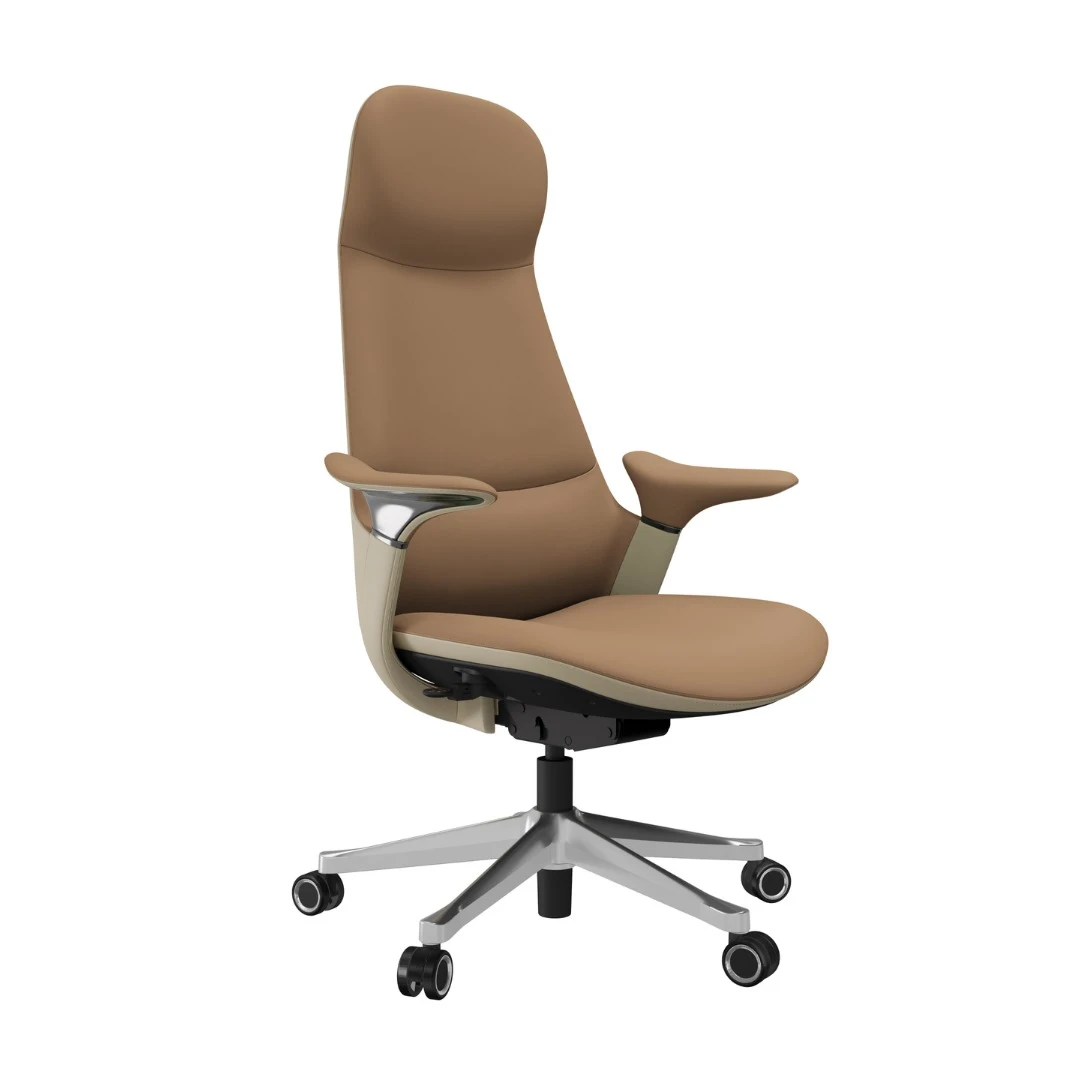 Moon Leather HB Chair